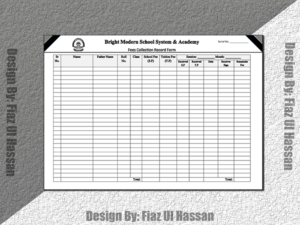 Fee Collection Record Form
